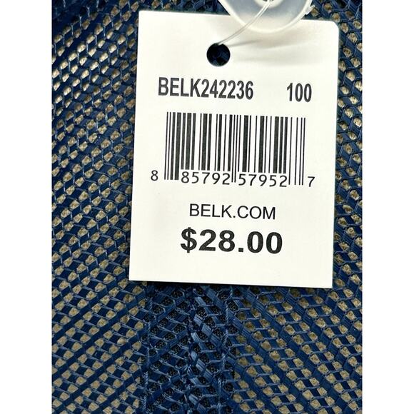 Ocean & Coast Hat Red White & Blue Dolphin Mesh Adjustable Snap Back OSFM - Picture 6 of 11